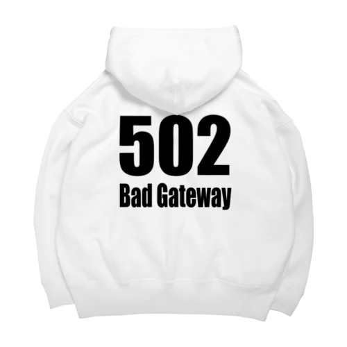 502 Bad Gateway ビッグシルエットパーカー