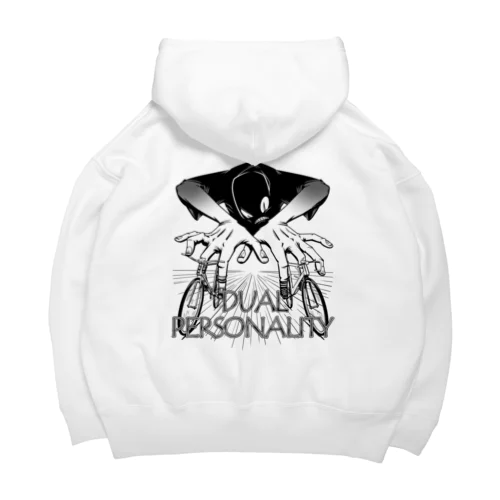 "DUAL PERSONALITY"(B&W) #2 Big Hoodie