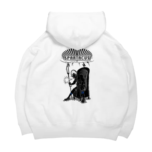 spartacus 1-#2 (black ink) Big Hoodie