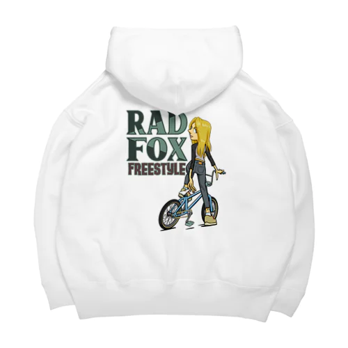 "RAD FOX" ビッグシルエットパーカー