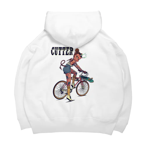 "CUTTER" ビッグシルエットパーカー