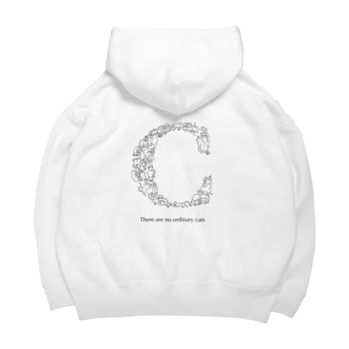 猫文字『C』 Big Hoodie