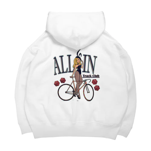 "ALL IN -Track Club-" Big Hoodie