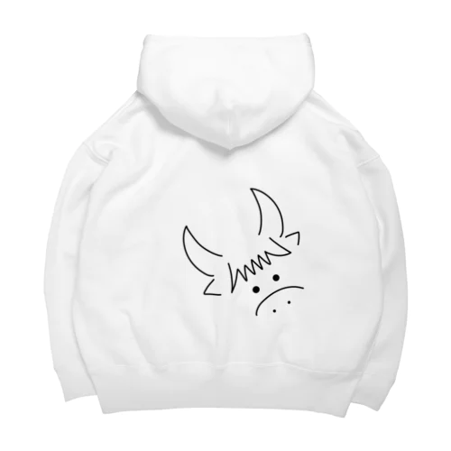 ざこうしパーカー(黒) Big Hoodie