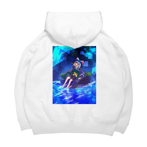 星影またたく波の花 Big Hoodie