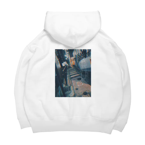 smoking girl (ver.Y) Big Hoodie