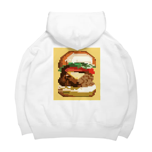 ドット絵ハンバーガー Big Hoodie