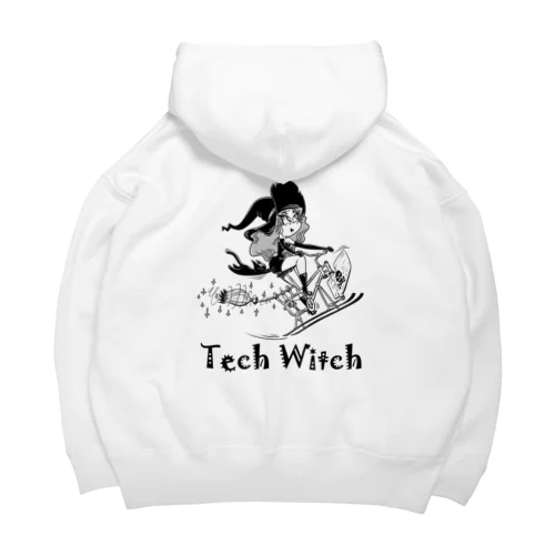 “Tech Witch” ビッグシルエットパーカー