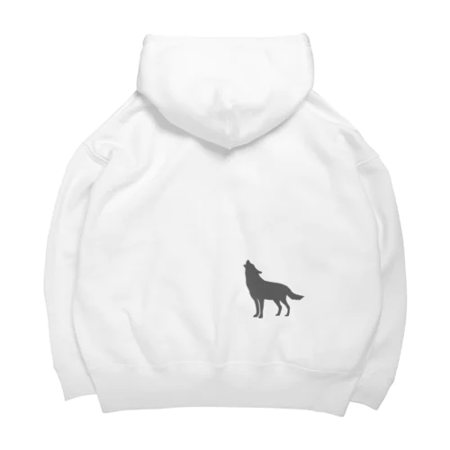 オオカミ Big Hoodie