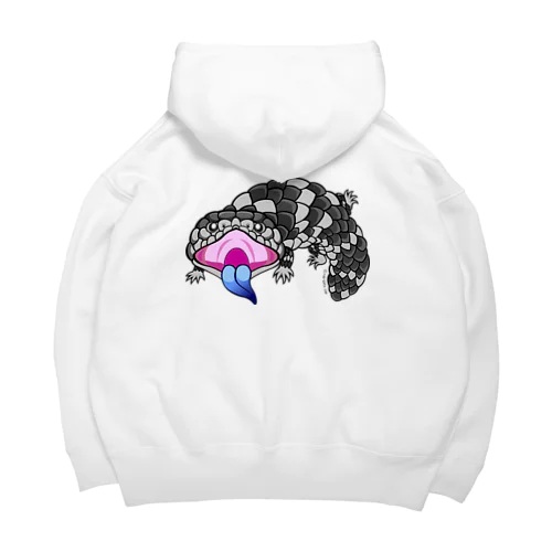 マツカサトカゲちゃんバックプリント Big Hoodie