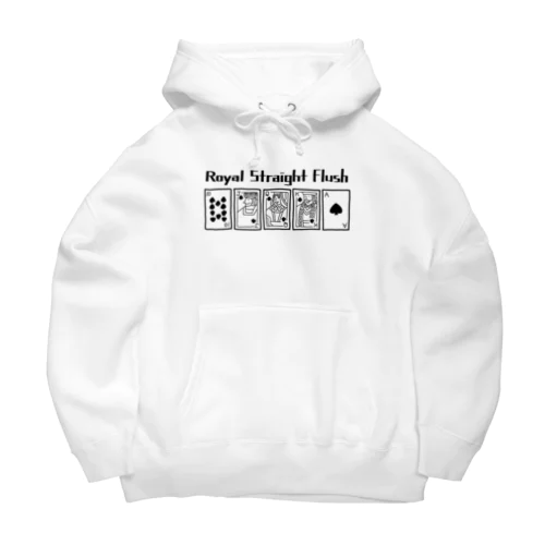 Royal Straight Flush (ホワイト) Big Hoodie