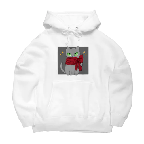 冬リボンハムちゃん Big Hoodie