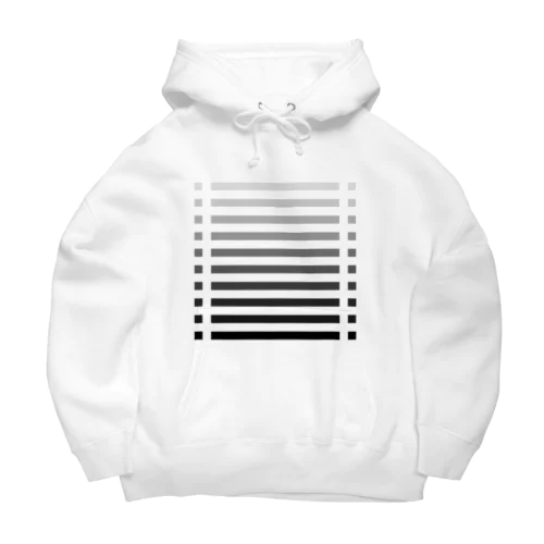 color bar - monochrome - Big Hoodie