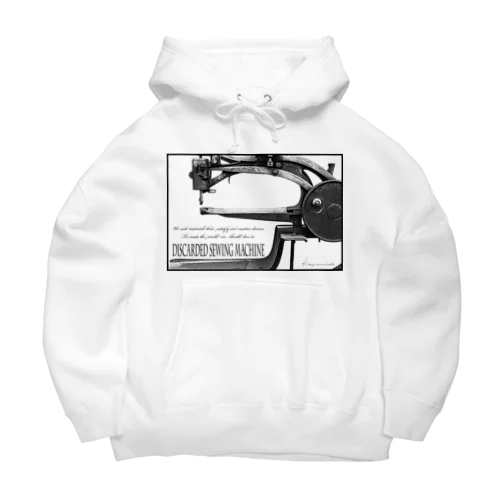 棄てられたミシン ～ BW Big Hoodie