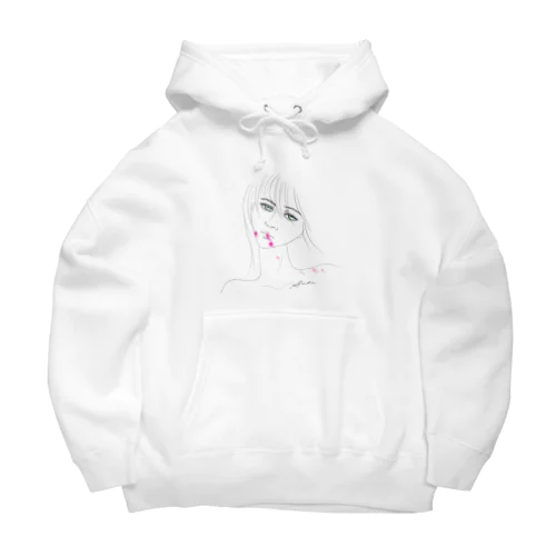 Lipstick_blood Big Hoodie