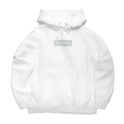 はなよんボックスロゴ　パーカー Big Hoodie