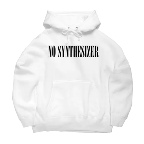 90年代V系インスパイアグッズ「NO SYNTHESIZER」 Big Hoodie