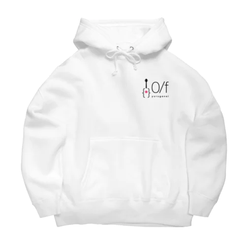 0/f ゆるがない ロゴ01 Big Hoodie