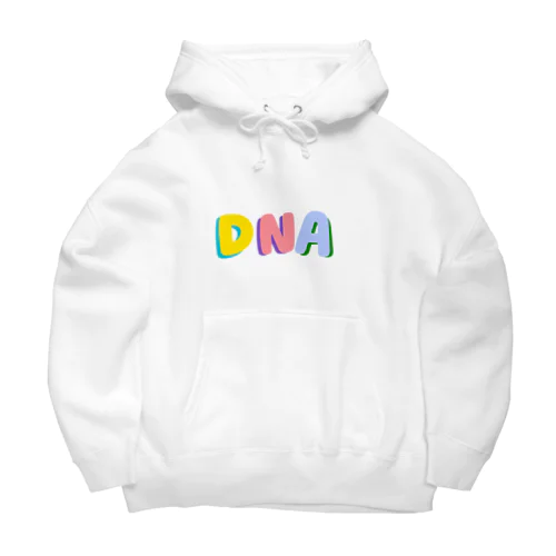 💙💛DNA💚💜  dna 英文字グッズ ビッグシルエットパーカー