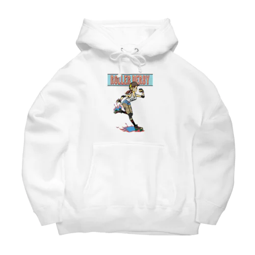 "ROLLER DERBY" Big Hoodie