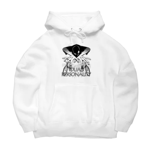 "DUAL PERSONALITY"(B&W) #1 Big Hoodie