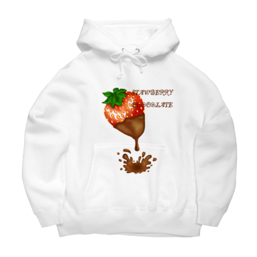 Stawberrey chocolate Big Hoodie