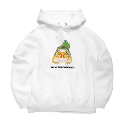 カエルのピラミッド Big Hoodie