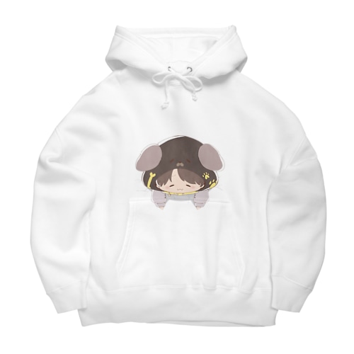 【しのまーと。】壁に刺さった　ビッグシルエットパーカー Big Hoodie