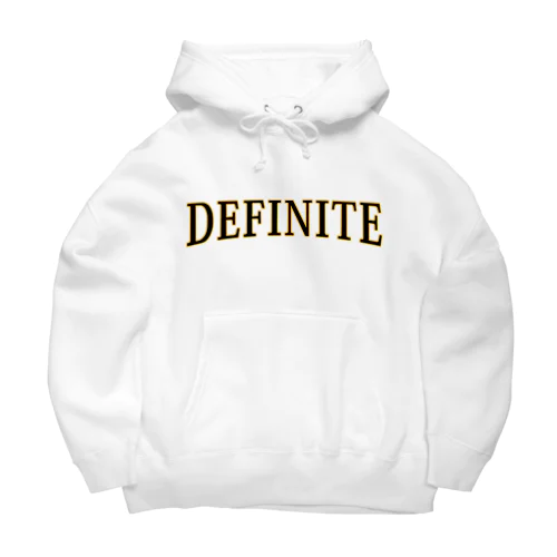 DEFINITE ロゴスウェット Big Hoodie