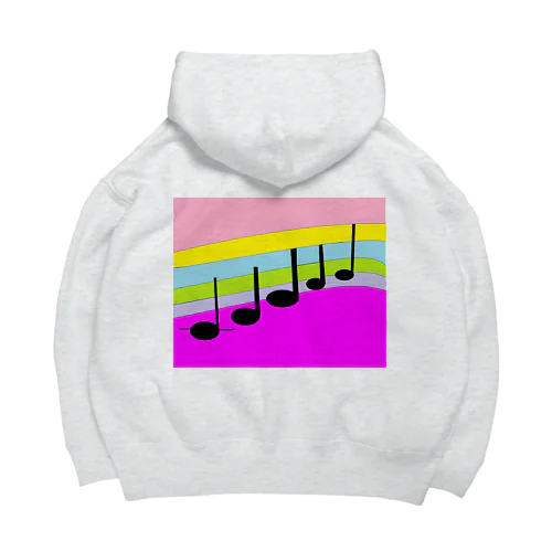 🌈虹の音符🌈 Big Hoodie