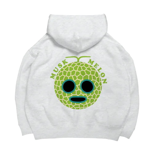 バックプリント マスクメロン Big Hoodie