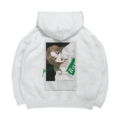 persistent love【green】 Big Hoodie