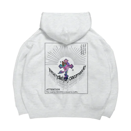 JEASUS HALLELJHA CREAMSODA 暖 Big Hoodie