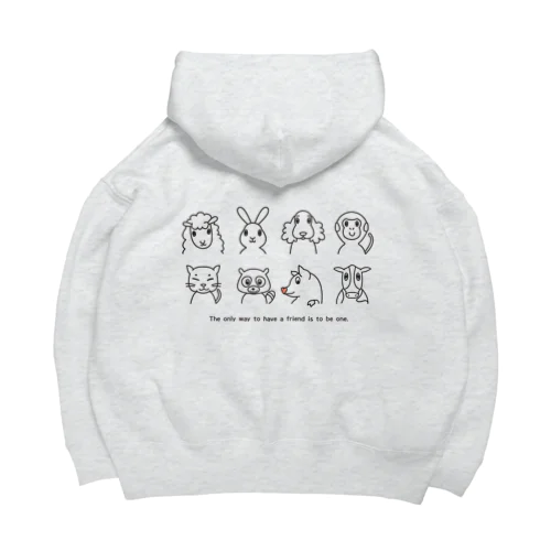 動物大集合！（チャリティー） Big Hoodie