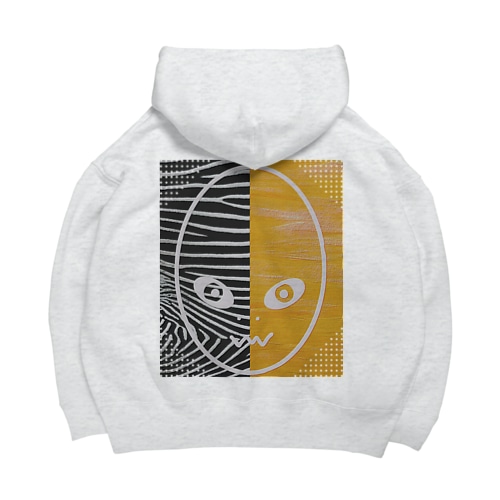 縞橙 Big Hoodie
