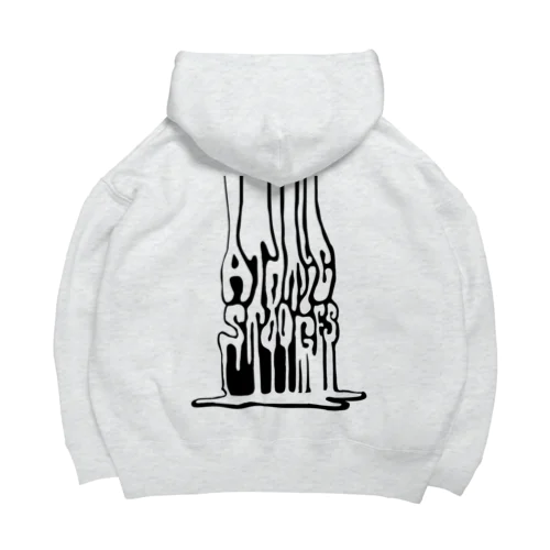 Atomic stooges Long Logo Big Hoodie
