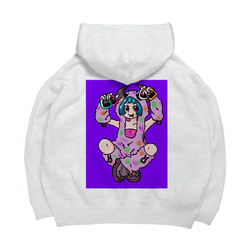 ○ュアアルコール（クラ○ナー）パープル Big Hoodie