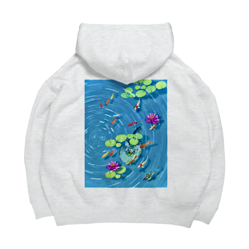 水の底から猫 Big Hoodie