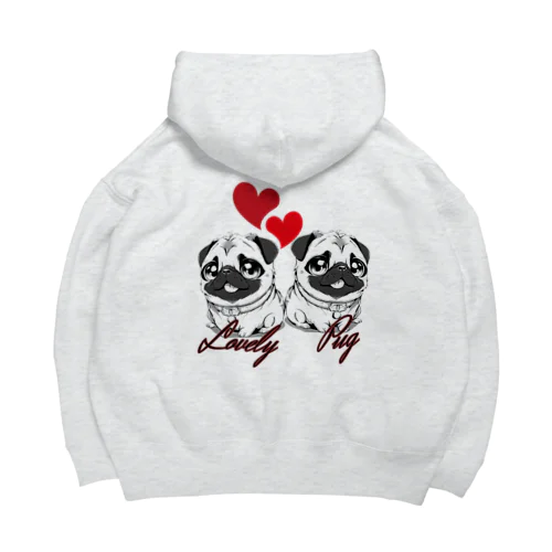 ＬＯＶＥＬＹ　ＰＵＧ（ラブリーパグ） Big Hoodie