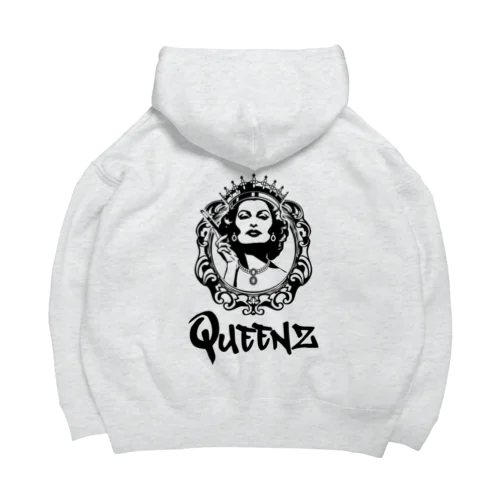 Queenz ビッグシルエットパーカー