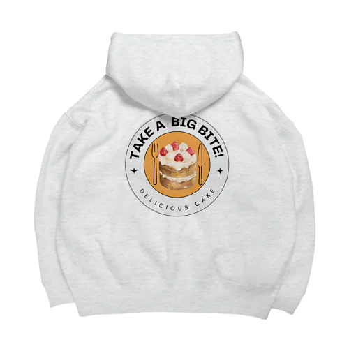 おいしいケーキをガブっと食べよう！ Big Hoodie