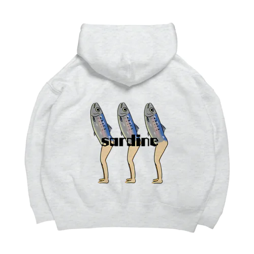 魚の人(いわし) Big Hoodie