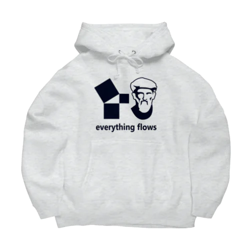 万物は流転する(ピタゴラスの言葉より) Big Hoodie