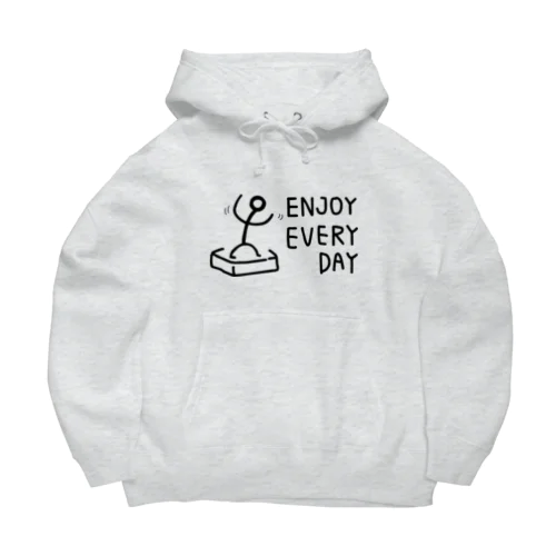 ENJOY EVERYDAY ビッグシルエットパーカー