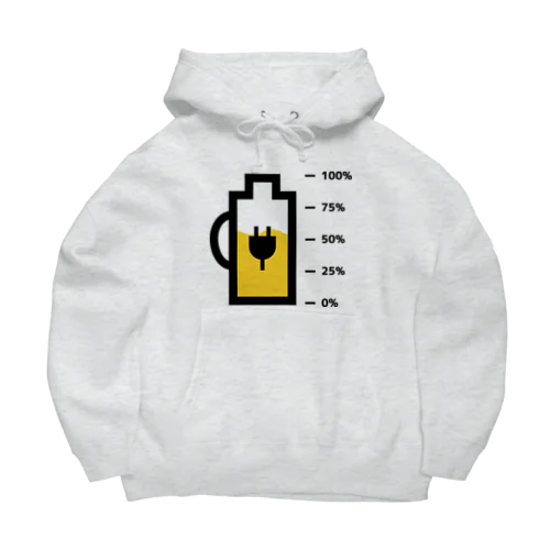 ビール充電中 Big Hoodie