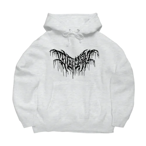 四字熟語 - 四面楚歌 Death Metal Logo デスロゴ Big Hoodie