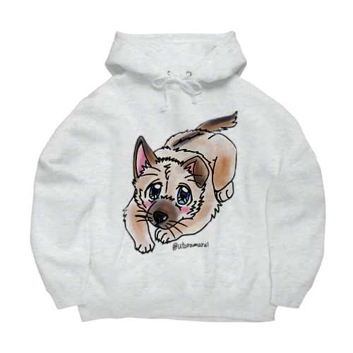 泥棒フェイスの子犬 Big Hoodie