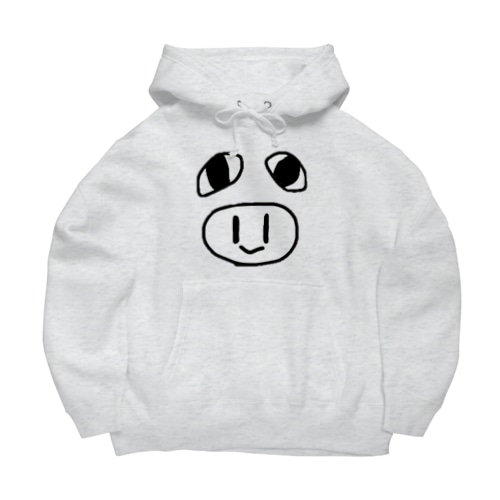 豚の踊り食いパーカー Big Hoodie