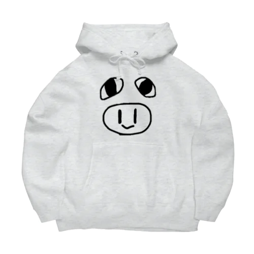 豚の踊り食いパーカー Big Hoodie