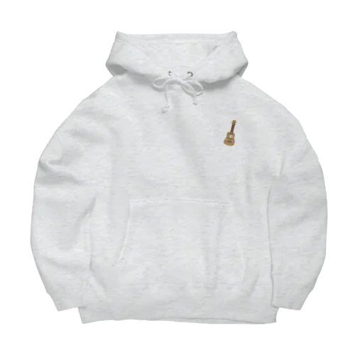 ウクレレゆる刺繍 Big Hoodie